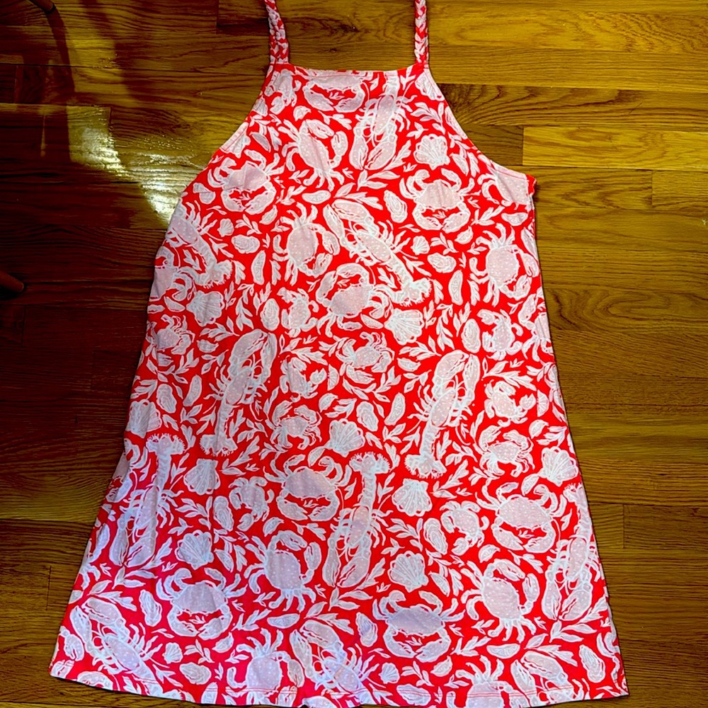 Lilly Pulitzer Kyleigh Dress in Cane Coral Crab Collab Size XL
